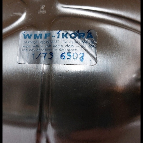 Ornate WMF Ikora Silver Plated Footed Bowl Tarbish Resistant Germany Vintage - Picture 2 of 4